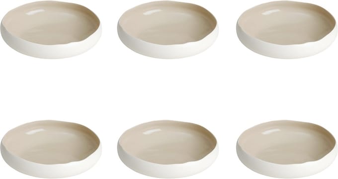 Medard de Noblat - Oslo Linen - Soepbord 20 cm - 6 delig - Stoneware