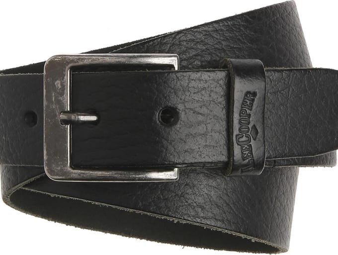 Lee Cooper Lederen Riem 40065 - BLACK - L115