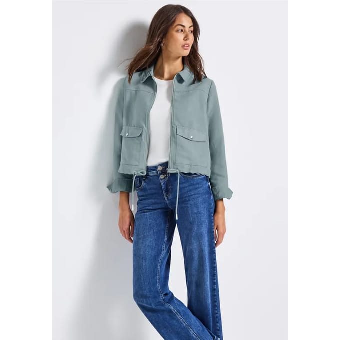 Corduroy jas met rits