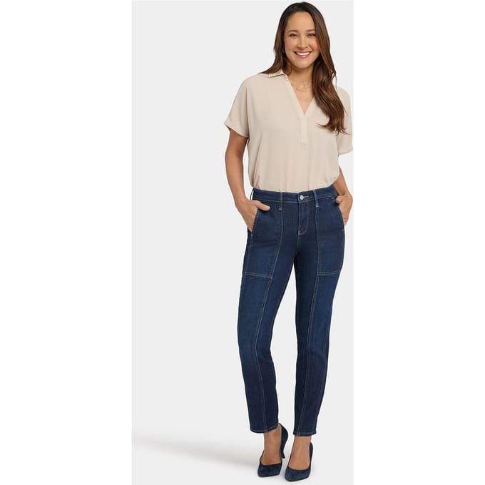 Margot Girlfriend Jeans | Middernacht Bries