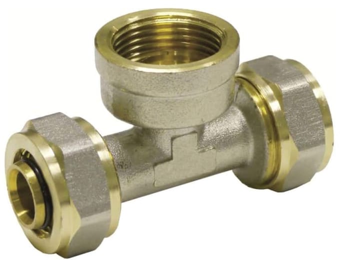 Schroeffitting T-stuk 32 x 3 - 3/4" IG - 32 x 3