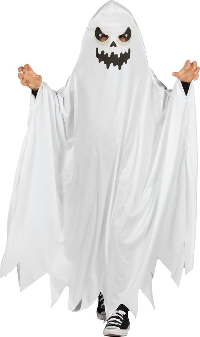 Scary Casper Het Witte Spookje Kind Kostuum
