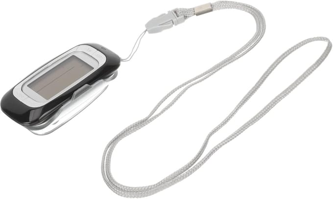 Wandelteller Stappenteller - Passometer Calorieënteller - Activiteit Meten - 3D Sensor Technologie - 7.5x4cm - Zoals Afgebeeld