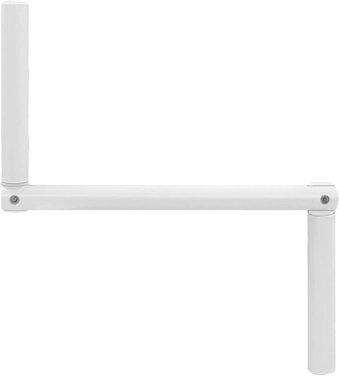 Crank Handle - Roller Shutter Crank - Manual Shutter Operation - Galvanized Steel and Aluminium - 410 mm Length - White