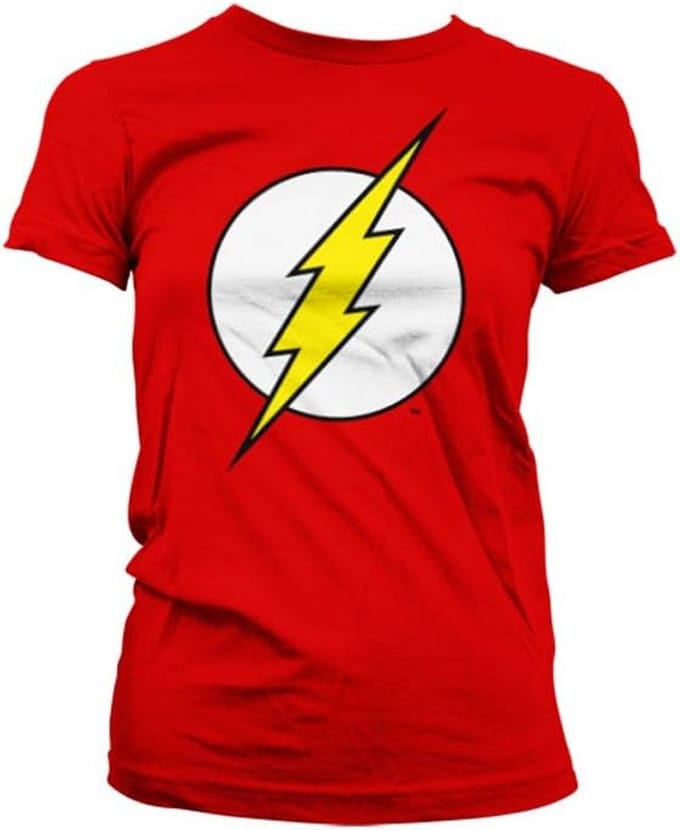 Geïllustreerd Dames T-shirt met Heroïsch Embleem