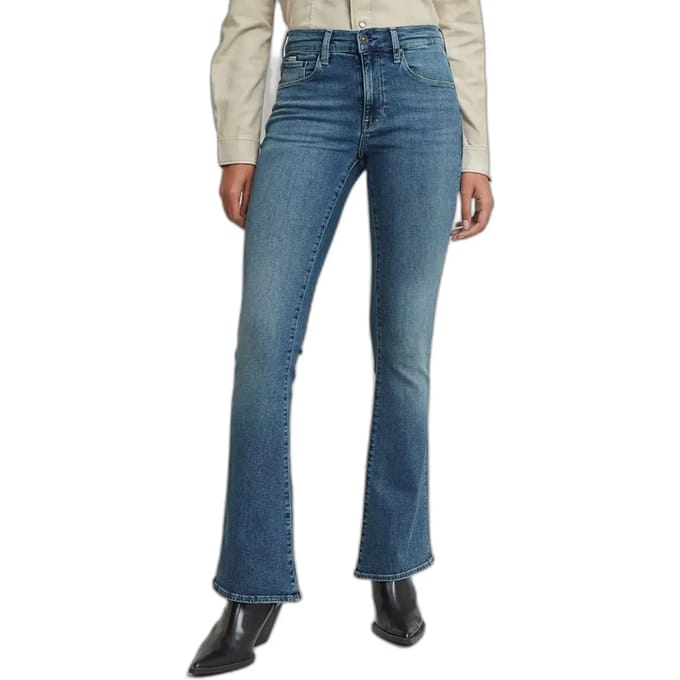 Flared jeans met 5-pocketmodel