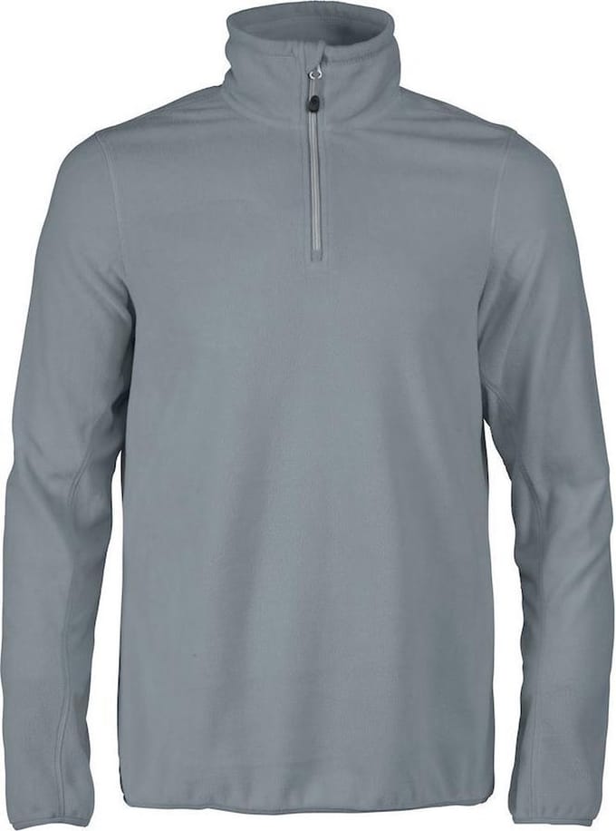Printer RED FLEECE 1/2 ZIP RAILWALK 2261512 - metaalgrijs - S