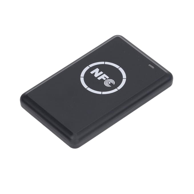 NFC Reader Writer Snelle Respons Nauwkeurige Stabiele Lezing Contactloos USB NFC Reader 5V gray