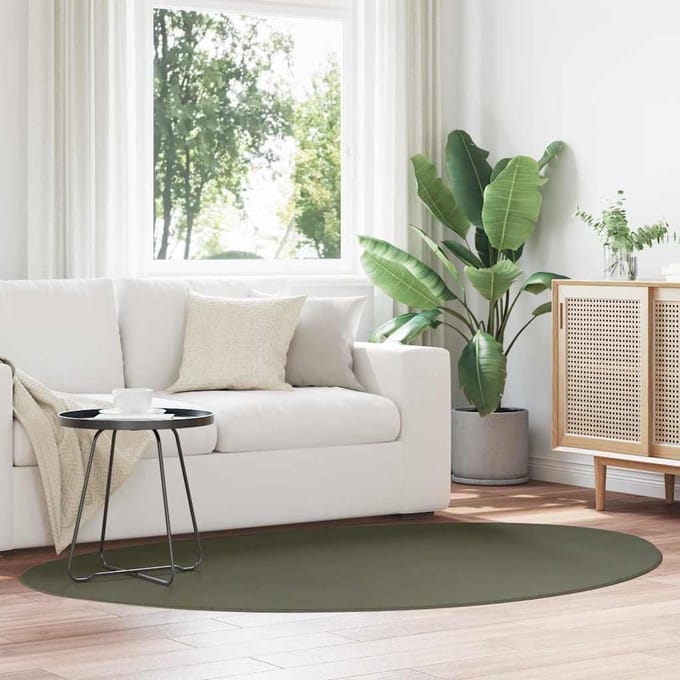 vidaXL - Tapijt - HUARTE - Bosgroen - 140 - x - 200 - cm - Polyester