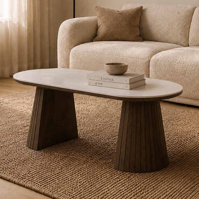 Milton & Oldbrook Salontafel 120 cm Zahara Walnootlook