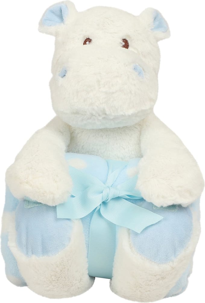 Mumbles Hippo met  Fleece dekentje