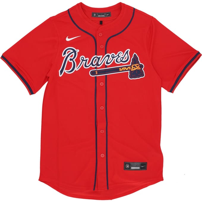 Honkbal Man Mlb Limited Jersey Atlbra originele team kleuren