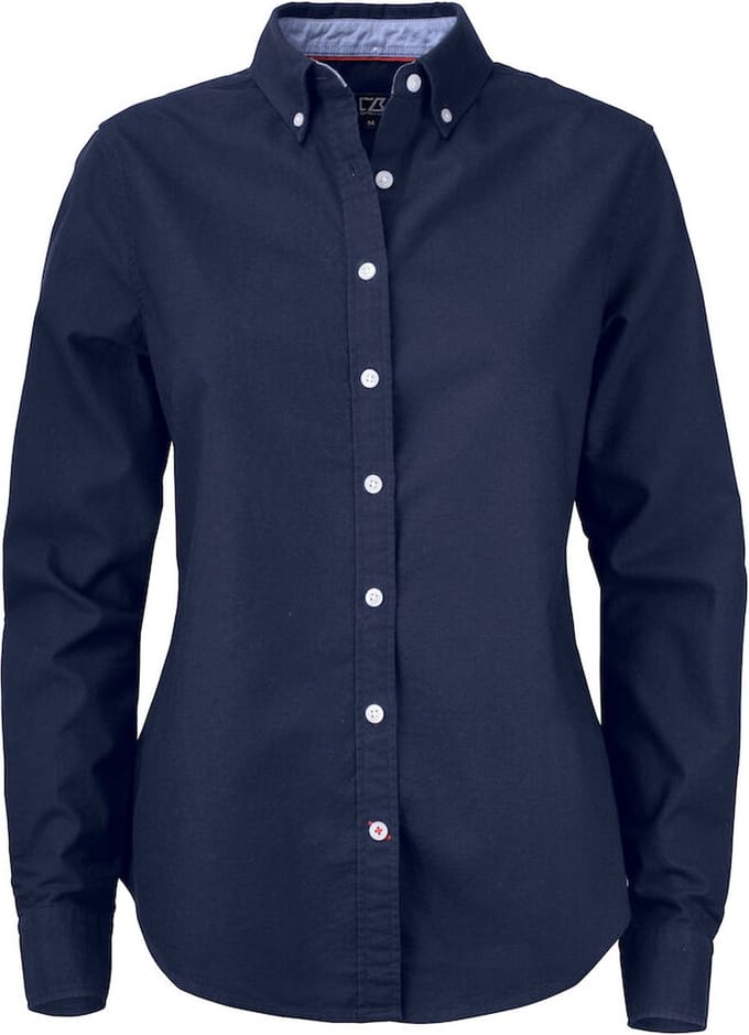 Cutter & Buck Belfair Oxford Shirt Dames 352401 - Dark Navy - S
