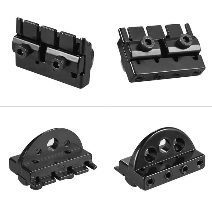 4-snarige Headless Elektrische Basgitaar Snaren Borgmoer Set met 2 Sleutels 2 Schroeven Zwart gray
