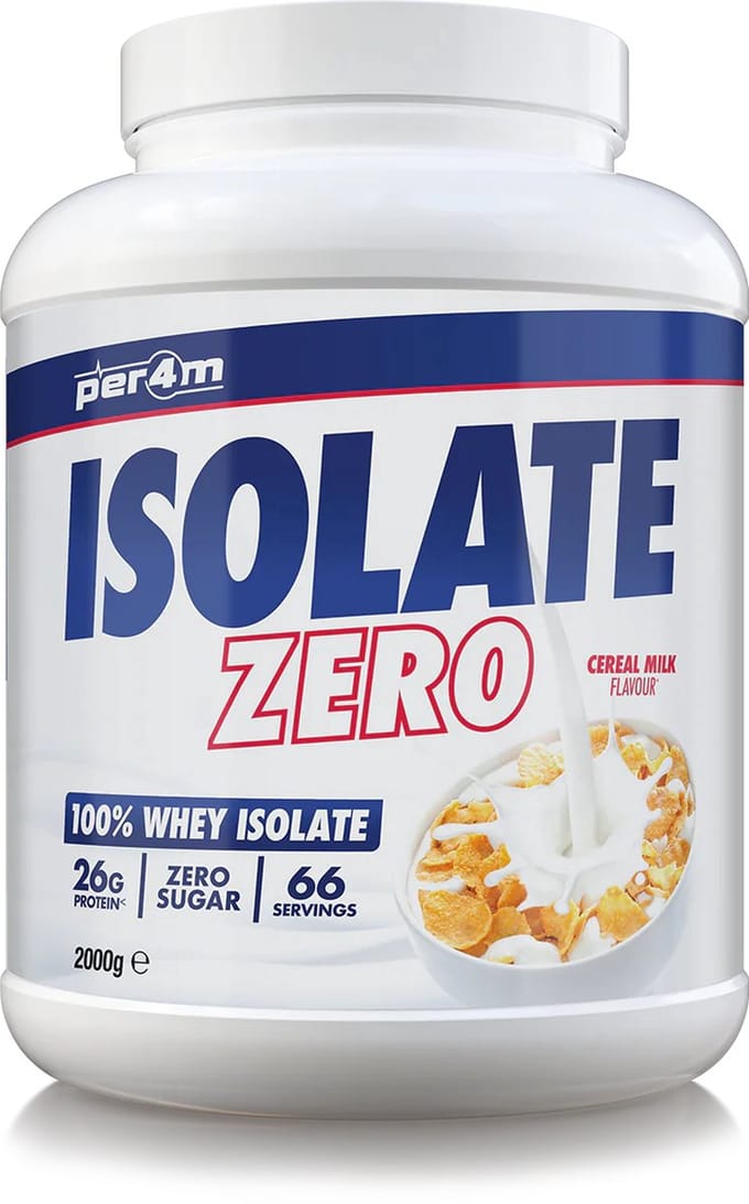 Per4m - ISOLATE ZERO 2kg - Cereal Milk - Whey Isolate - Whey Protein - Whey Protein Isolate - Whey - Eiwitpoeder - Eiwitshakes - Eiwitshake - Proteine poeder - Proteine - Protein
