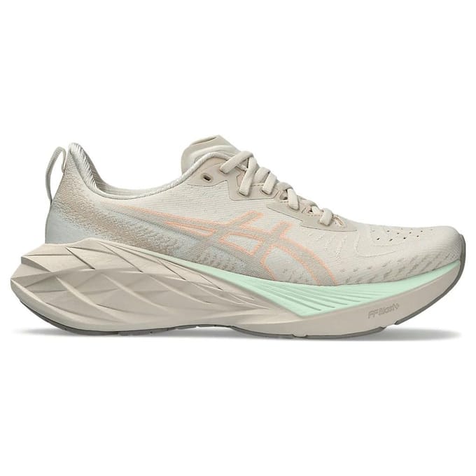ASICS Novablast 4 Oatmeal Moonrock Dames Sneakers Crème 1012B510-250 39 white