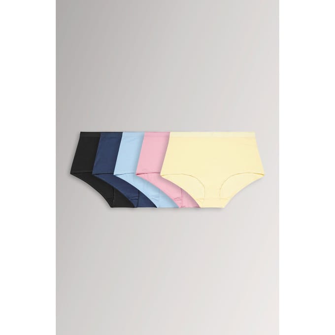 Yours 5 Pack Pastelblauwe Slips Met Volledige Dekking Size 46-48
