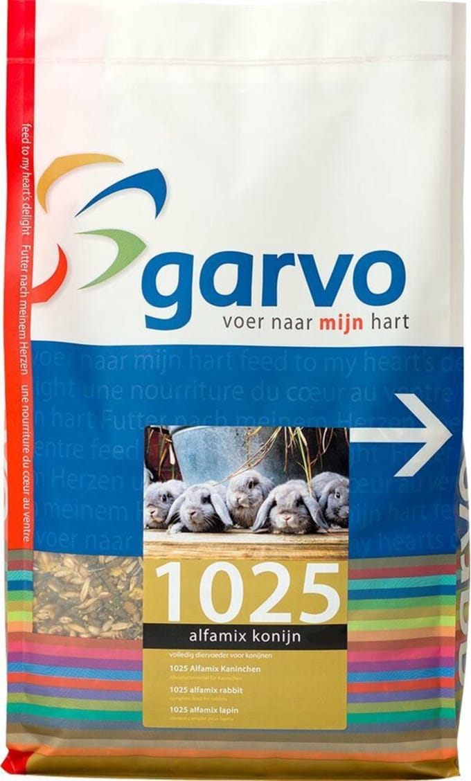 Alfamix Konijn 1025 Garvo - 20kg