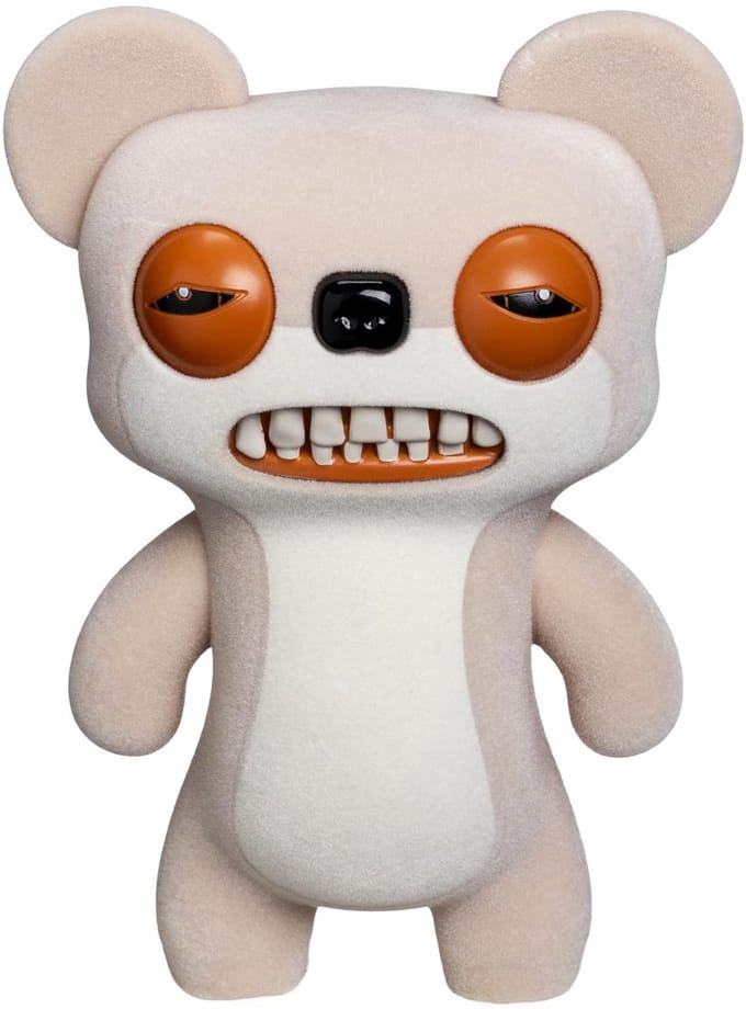 Fugglers Teddybear Nightmare - Beige monster met mensachtige tanden