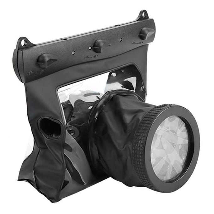 Tteoobl Onderwater Waterdichte Duikcase Tas 20M voor Nikon DSLR Camera's Zwart zwart