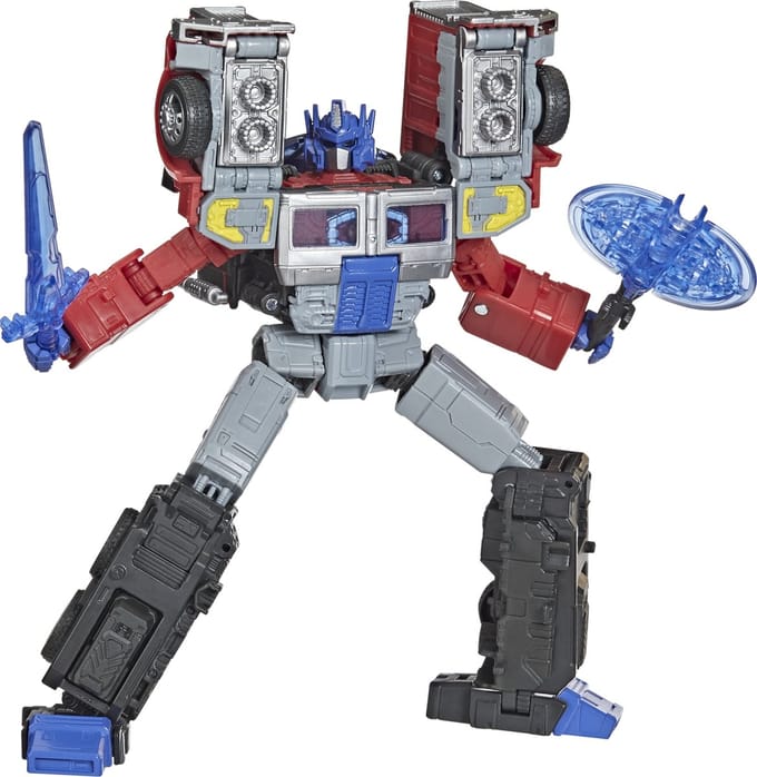 Transformers: Generation 2 Generations Legacy Voyager Action Figure 2022 Laser Optimus Prime 18 cm