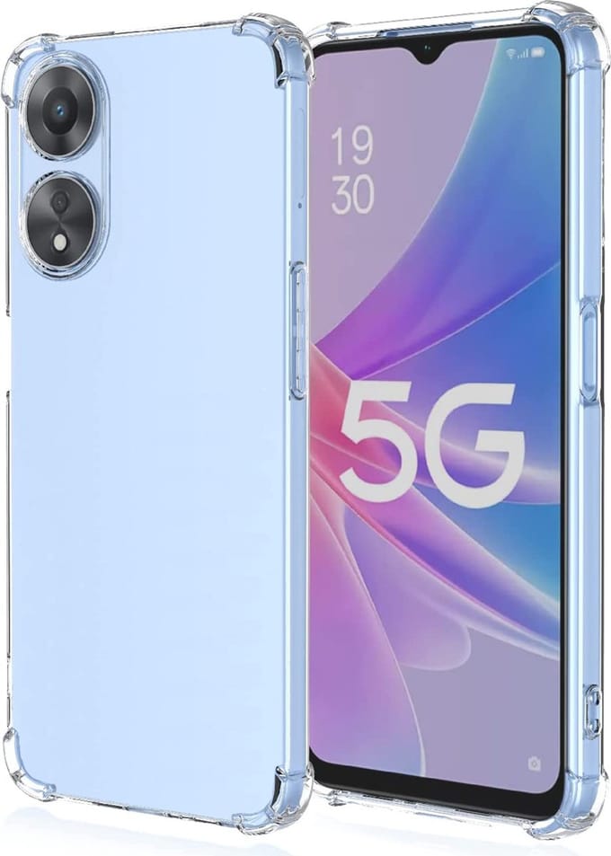 Hoesje geschikt voor Oppo A78 - Back Cover Case ShockGuard Transparant