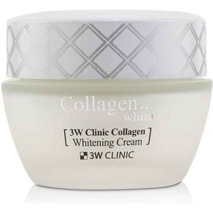 3W CLINIC Crème Blanchissante au Collagène Peau de Verre Éclaircissante 60ml white