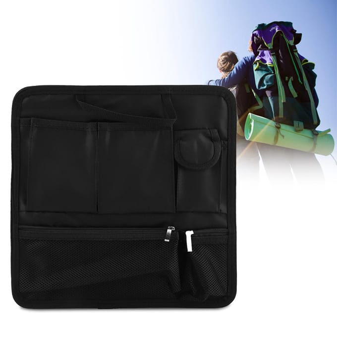 Multi-item Afwerking Opbergtas Rugzak Inzetstuk Draagbare Reis Schouder Organizer Tas B black