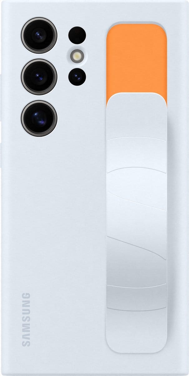 Samsung - Standing Grip Case - Galaxy S24 Ultra - Light Blue