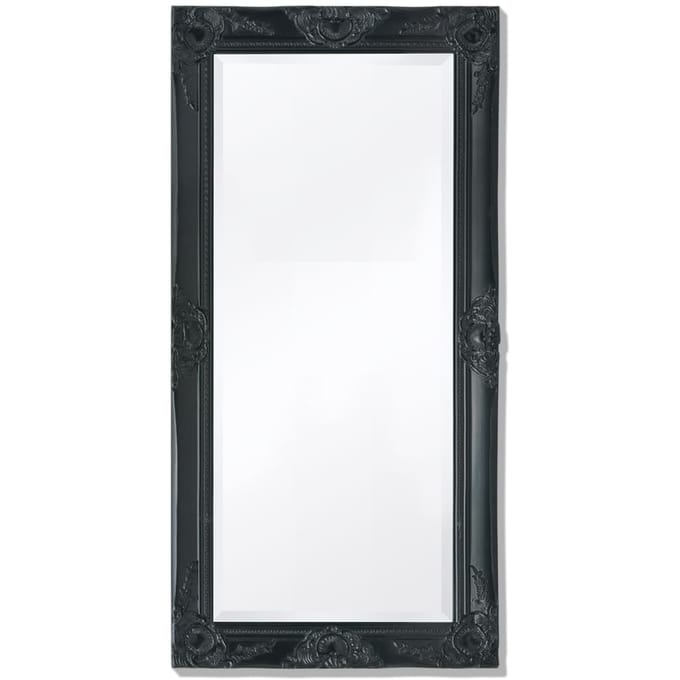 vidaXL - Wandspiegel - Barok - 100 - x - 50 - cm - zwart