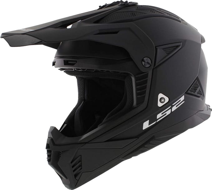 LS2 Helm Fast II Solid MX708 mat zwart maat XS