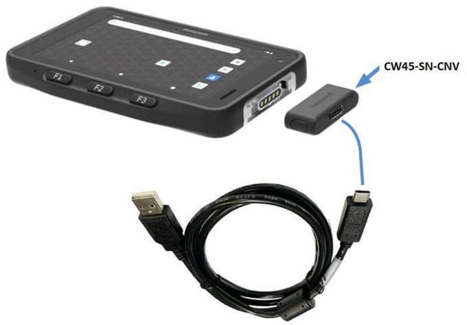 HONEYWELL CW45 USB 2.0 type C adapter. Enables USB