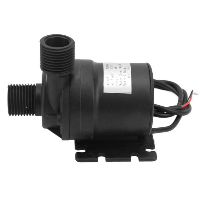 DC12V Borstelloze Waterpomp Laag Geluidsniveau 30W 8m Opvoerhoogte voor Huis Fontein Watercirculatiesysteem