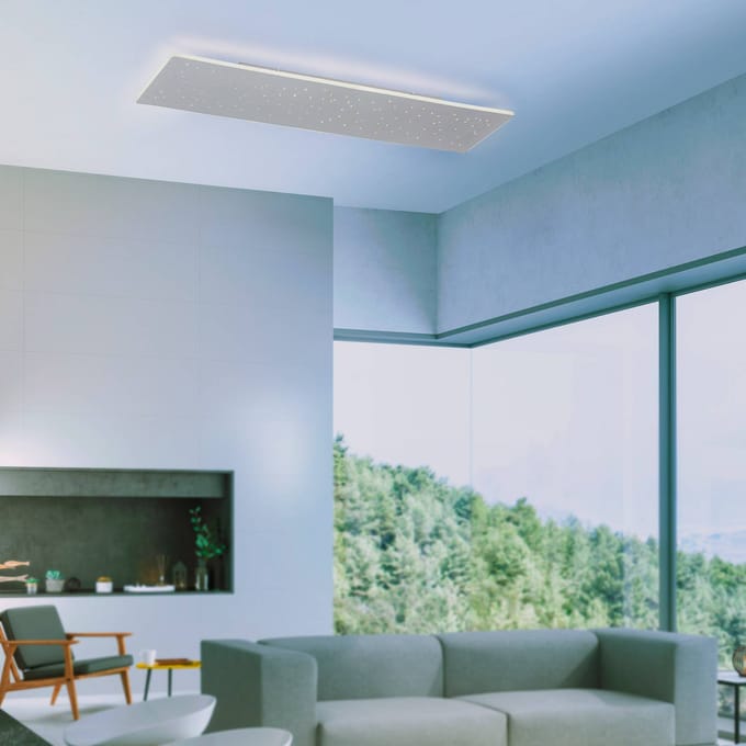 Q-Smart-Home Paul Neuhaus Q-NIGHTSKY, LED plafondlamp 100x25cm