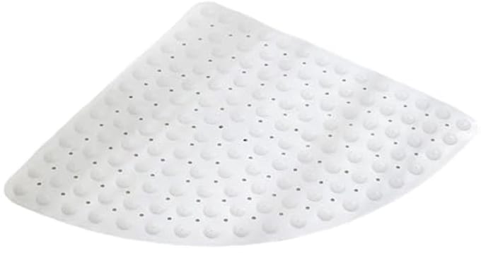 Antislip Hoekdouchemat - Sneldrogend en Duurzaam met Zuignap - Massagefunctie