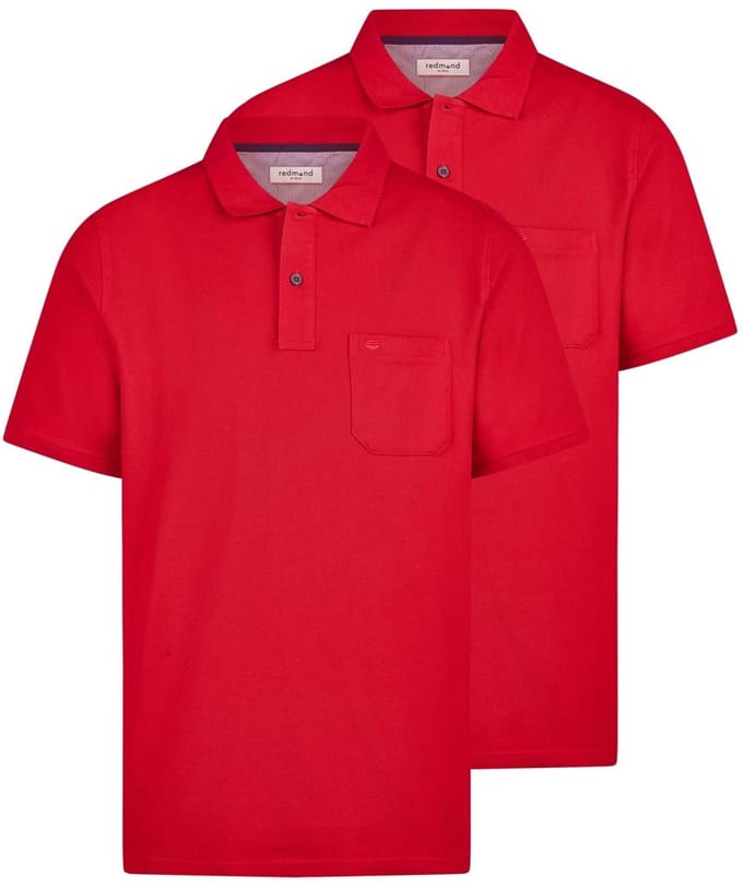 Redmond Heren poloshirt 2 pack Basic
