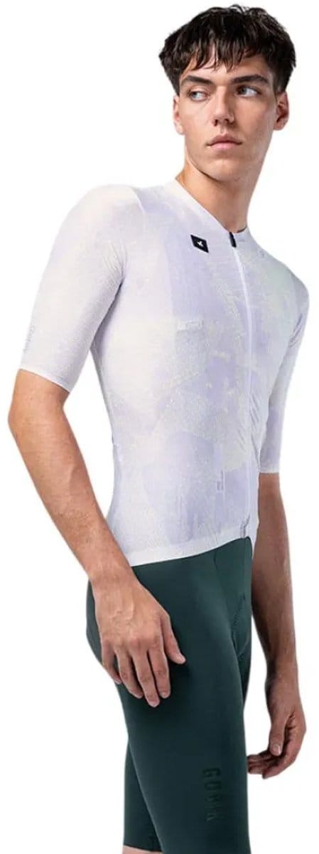 Gobik Attitude 2.0 Korte Mouw Wielertrui Wit XL Man