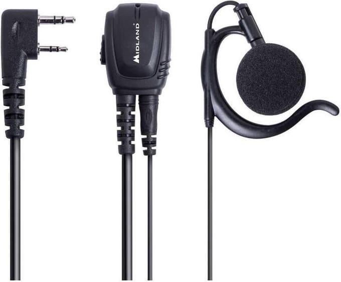 Midland BA21 Over-the-ear Headset voor de Kenwood TK-3401D