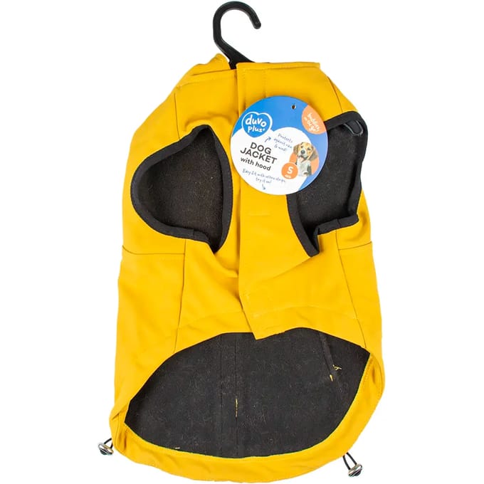 Duvo+ Hondenjas Parka Geel L - 60CM