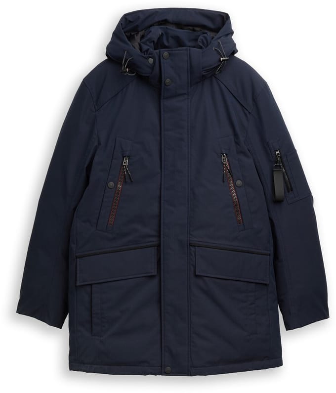 Tom Tailor - Arctic parka met afneembare capuchon - Maat M - sky captain blue