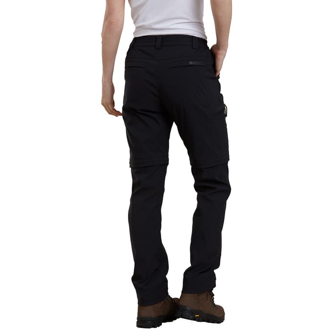 Mountain Warehouse Dames/Dames Hiker Stretch Afritsbroek (Zwart)