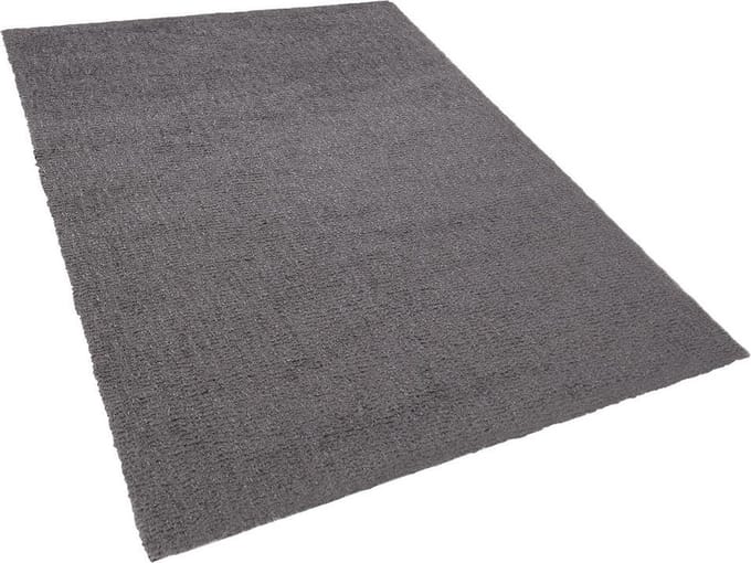 DEMRE - Shaggy vloerkleed - Donkergrijs - 160 x 230 cm - Polyester