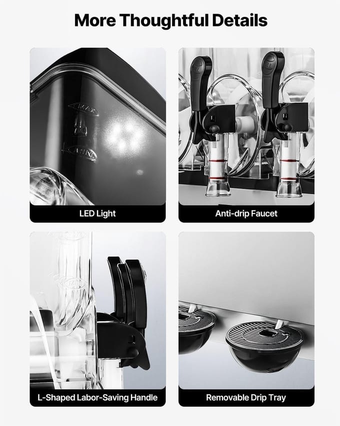 Commerciële Slushy Machine 15L x 3 Tanks Margarita Smoothie Bevroren Drank Maker