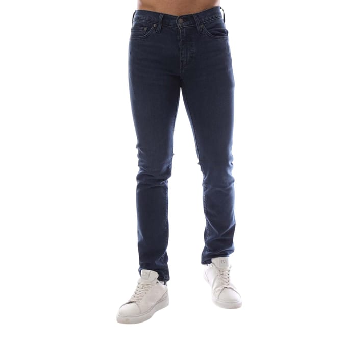 Levis Heren 511 5-Pockets Slim-fit Jeans (Donkerblauw)