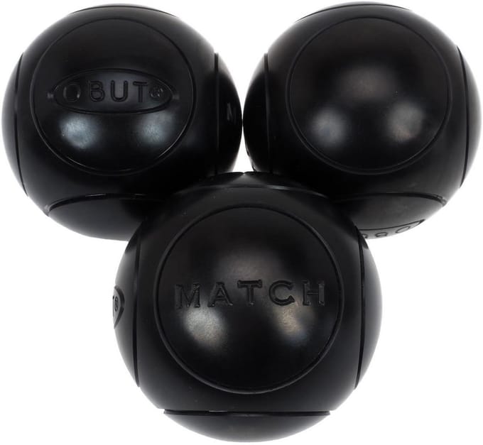 Pétanque, Boccia en Boules Set Ballen - Halfzacht Teamspel Set met But&Tas