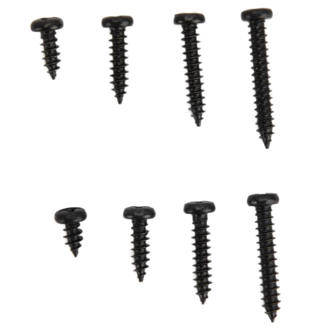 300 Stuks Zelfborende Schroeven Kruiskop Combinatieset Assortimentskit Koolstofstaal M3 Zwart
