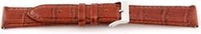 Horlogeband Universeel E335 Leder Bruin 16mm