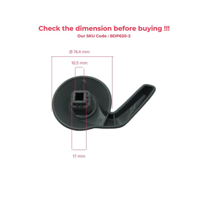 BDP620-2 Levier de réglage de poignée de siège Avant Droit 7701209972 GRIS pour Renault Kangoo MK2