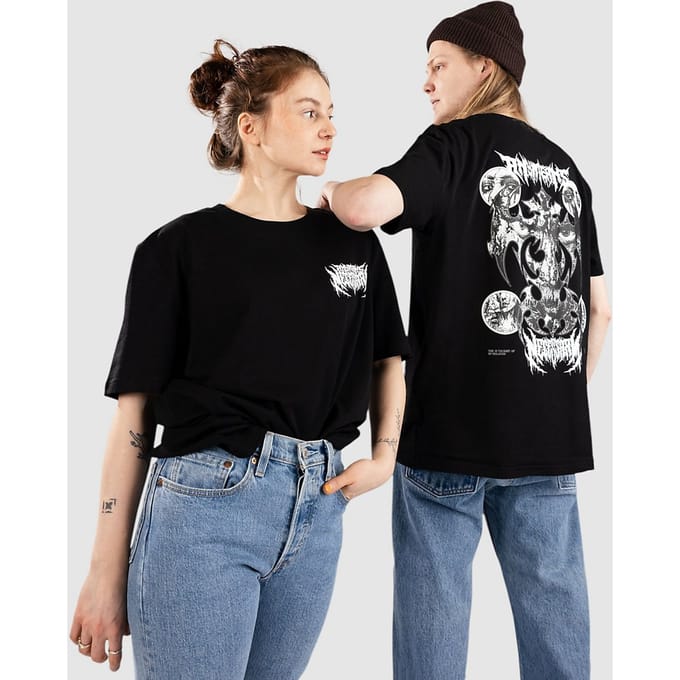 Any Means Necessary Valhalla T-Shirt zwart