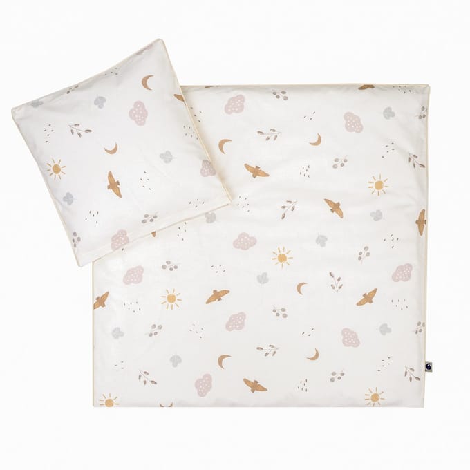 Julius Zöllner babybeddengoed organic - Night & Day, maat 80x80 + 35x40 cm